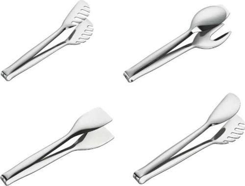 4'lü Çelik Maşa Seti (Pasta Maşa+Salata Maşa+Servis Maşa+Makarna Maşa)