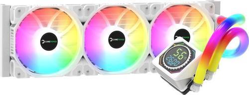 Skadi Square 360 Argb Beyaz (Rgb Borulu) 360Mm Cpu Sıvı Soğutma