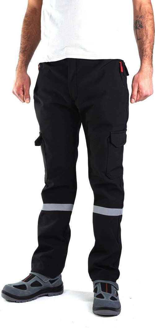 Softshell Pantolon - Siyah - I?Çi Polarlı