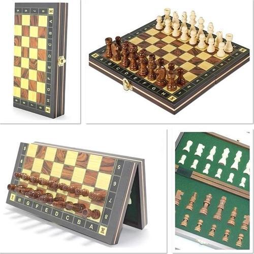 Ahşap Mıknatıslı Satranç Seti Alk4225
