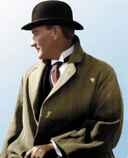 Siyah Renk Atatürk Şapkası