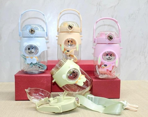 Üsten Tutmalı Askılı Su Matarası 500 Ml Bpa İçermez Alk2950