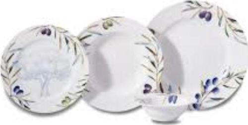 Vanessa Collection 24 Parça Yuvarlak Yemek Takımı 9090303A8890