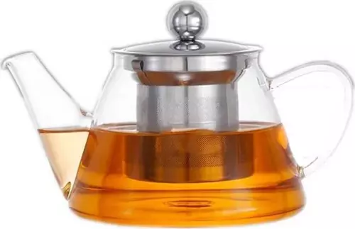 Coffee Tools Borosilikat Cam Demlik V Modeli - Çelik Süzgeç (CVD-500)