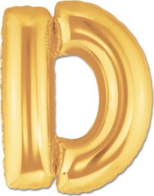 D Harf Folyo Balon Altın Renk  40 İnç