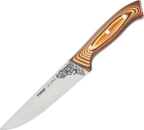 32102 Elite Kurban, Kasap Bıçağı 16,5 Cm - Kahverengi Perçinli Kompozit Sap