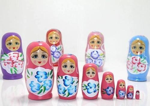 7'li Ahşap Matruşka Alk1202