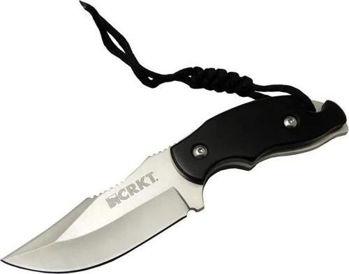 Crkt Civet 2805 Wy Tırtıklı Kamp Bıçak 18 Cm - Plastik Sap, Kılıflı, İpli