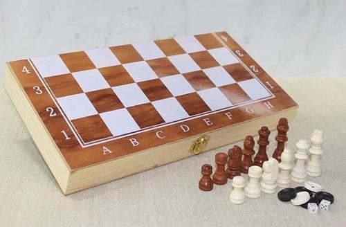 Ahşap Kutulu Satranç Alk4023