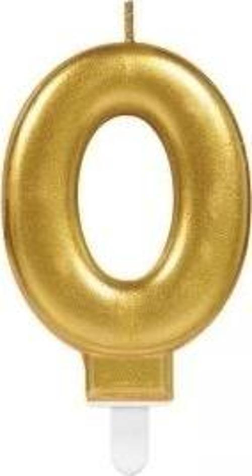 0 Rakam Mum Gold Renk