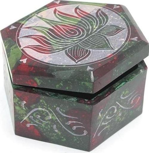 Obsidian Taşı Kutu Ksk2237