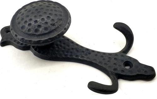 Antika Tarz Dekoratif Pirinç Portmanto Askı - 150x72 Mm, Oksit