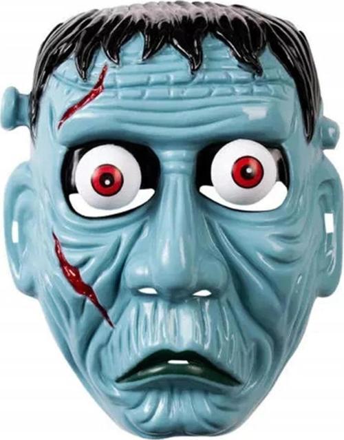 Frankenstein Temalı Sallanan Oynar Gözlü Maske
