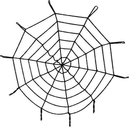 Halloween Cadılar Bayramı Örümcek Ağ Dekor Siyah 1.5 Metre