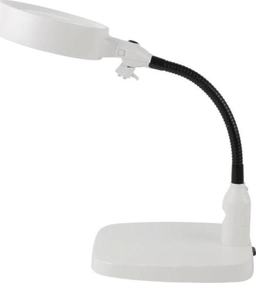 Masaüstü 10x Led Işıklı Büyüteç Okuma El Sanatları Onarım Büyüteç 7765