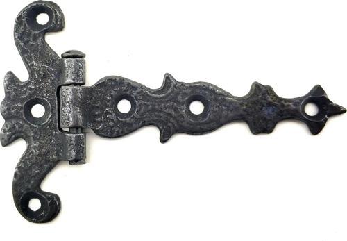 Antika Tarz Dekoratif Pirinç Kuyruklu Kelebek Menteşe - 63x100 Mm, Oksit