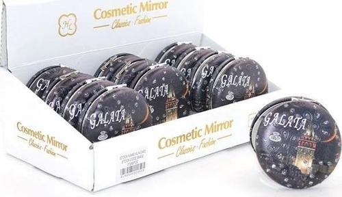 Taşlı İstanbul Tasarımı El Aynası Kalın Alk2493