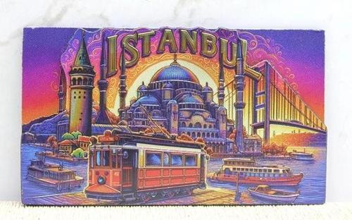 Ahşap İstanbul Temalı Magnet Alk4359