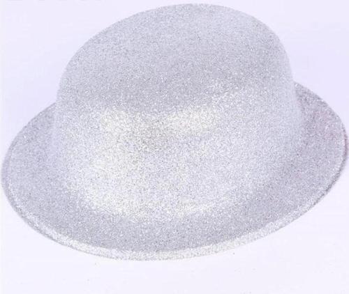 Gümüş Renk Yulak Simli Plastik Parti Şapkası