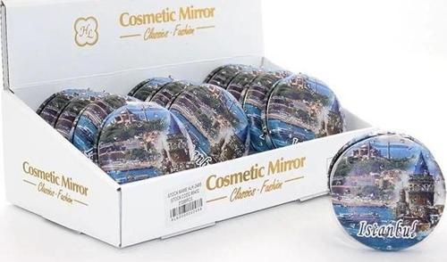 Taşlı İstanbul Tasarımı El Aynası Kalın Alk2488