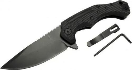 Zero Error 7-12 Black Çakı 22 Cm Manuel, Kemerlikli