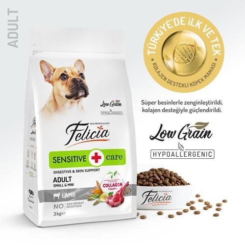 3 Kg Kolajenli Kuzulu Az Tahıllı Small/Mini Yetişkin Köpek Maması