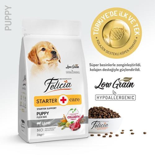 3 Kg Kolajenli Kuzulu Az Tahıllı Flexi Size Yavru Köpek Maması
