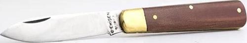 Cemil Erişen Bursa Çakı No:1 - 15,5 Cm , Ahşap Sap, Perçinli, Tek Sarı