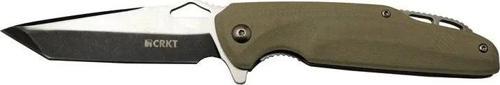 Crkt Predator 706 C Bej Kamp / Outdoor Çakı 21cm - Yarı Otomatik, Kemerlikli, Kutulu