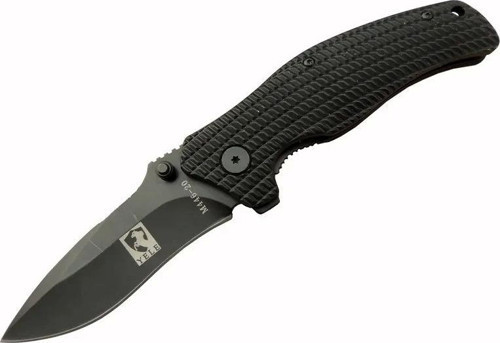 Yele M446 Siyah Kamp Çakı 20cm - Yarı Otomatik, Kemerlikli