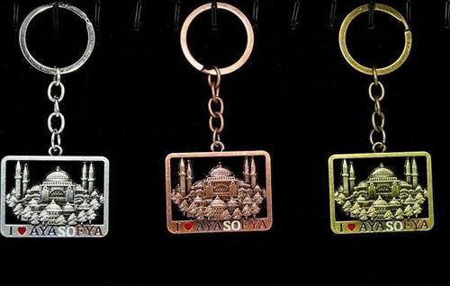 Metal Ayasofya Anahtarlık Alk2200