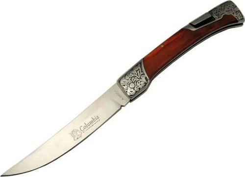 A 3165 A Kamp Çakı 24 Cm - Ahşap Metal Saplı, Kemerlikli