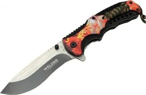 İpli Çakı 21,5 Cm Yarı Otomatik , Kemerlikli