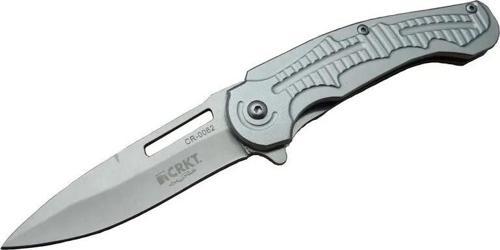 Cr 0062 Gri Oluklu Kamp Çakı 17,5 Cm - Otomatik, Kılıflı, Kutulu