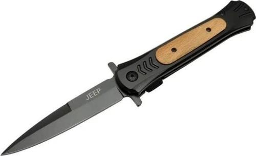 Çakı Black 22 Cm Yarı Otomatik , Kemerlikli