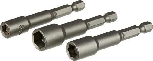 Manyetik Somun Adaptörü - 3 Lü Set 6,8,10x65 Mm