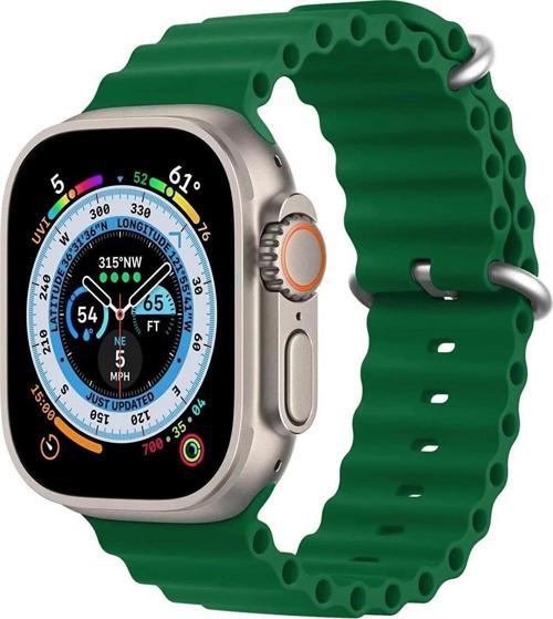 Akıllı Saat Watch için Uyumlu 42MM 44MM 45MM 49MM 1/2/3/4/5/6/se/7/8/ultra Akıllı Saat Silikon Kordon ve Kayı