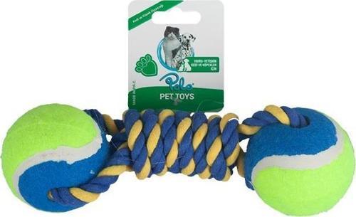 İpli Oyuncak Çift Toplu Sargı Mavi Sari 22Cm