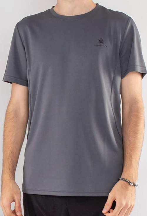 ML ARON MESH 11CT723 3FX Gri Erkek Kısa Kol T-Shirt 101365275
