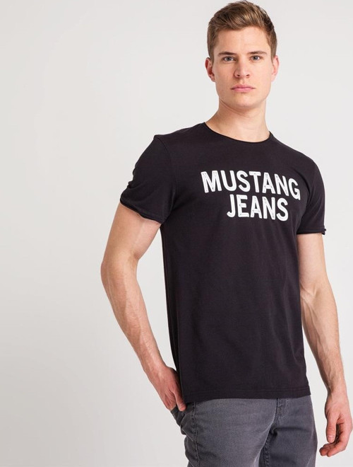 04-M00161-440 Kabartma Baskılı Erkek T-Shirt