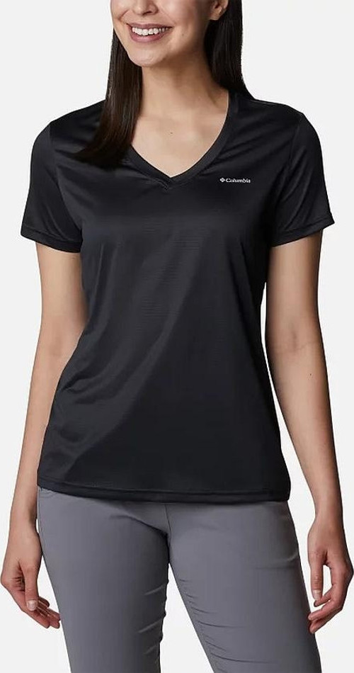 Hike SS V Neck Kadın Kısa Kollu Tişört Siyah AK9055-010
