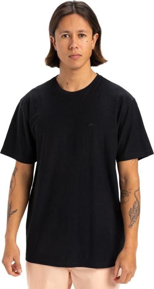 Slub Roundneck Erkek Siyah Kısa Kollu Tişört EQYKT04377 Siyah