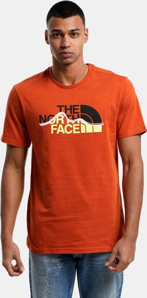 M S/S Mountain Line Tee Erkek Tişört NF0A7X1NIWR1
