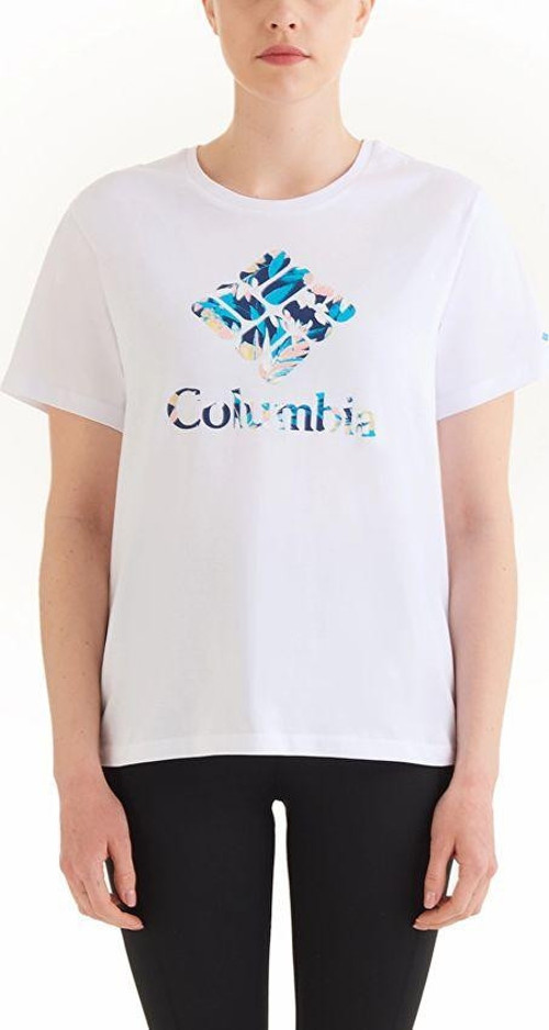 CSC Gem Wisterian Kadın Kısa Kollu T-shirt Beyaz CS0367-100