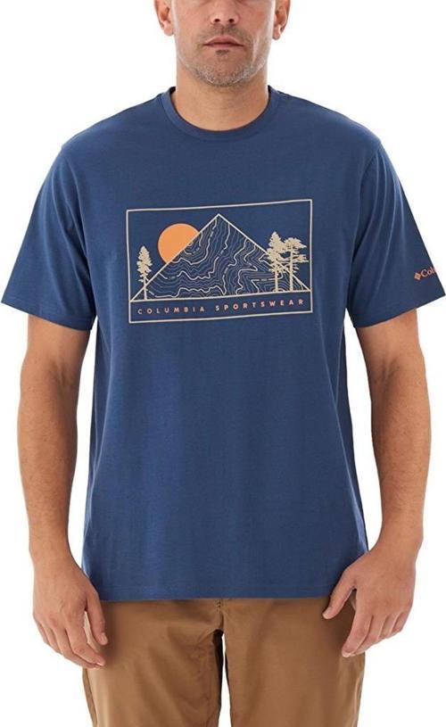 Csc M Peaked Sunscape Ss Tee Erkek Kısa Kollu Tişört CS0398