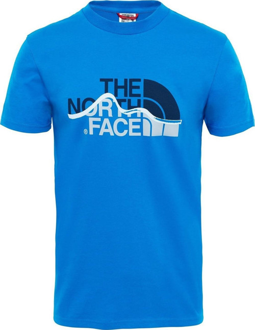 Mountain Line Erkek T-Shirt Mavi T0A3G2F89