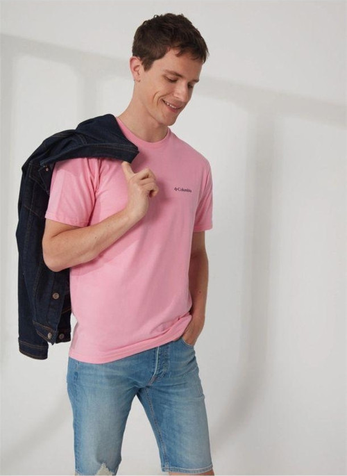 Csc M Basic Sm Logo Brushed Ss Tee Erkek Kısa Kollu Tişört CS0282-679