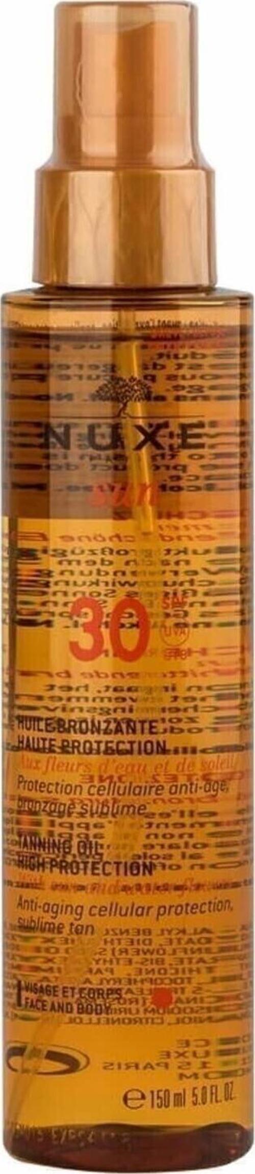 Sun Huile Bronzante Haute Protection Spf30 150 ml