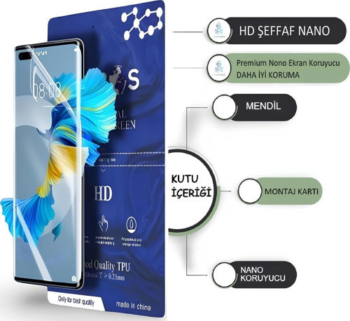Tecno SPARK 8T NANO Ekran Koruyucu ULTRA İnce Esnek HD ŞEFFAF - Umbos