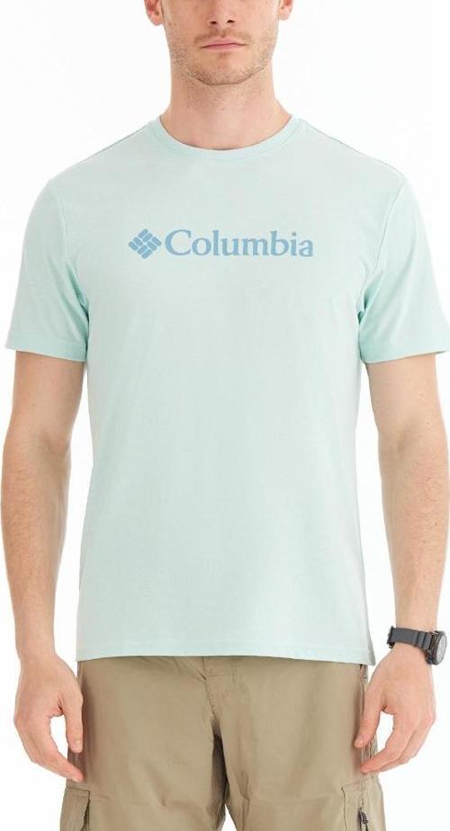 CSC M Basic Logo Brushed Erkek Kısa Kollu T-Shirt Yeşil CS0287-329